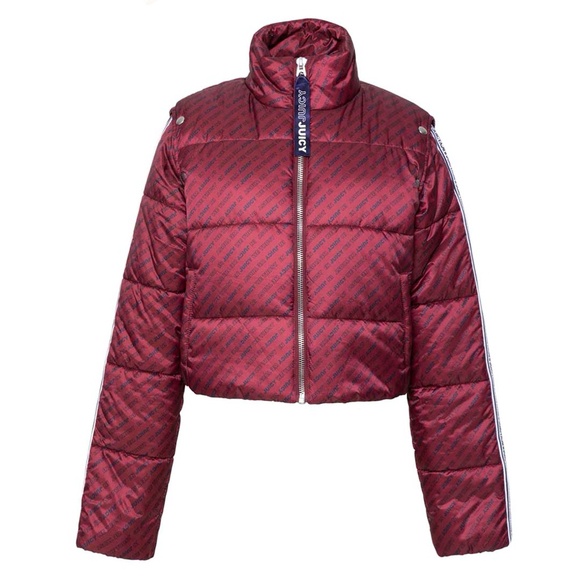 Juicy Couture Snap Off Sleeve Puffer Jacket - Picture 8 of 8